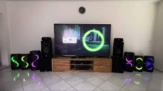 6 JBL Partybox plays 30 % Volume