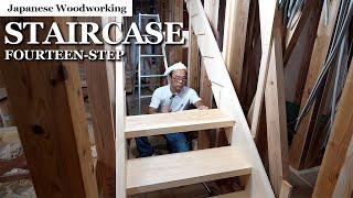 Handcrafted 14-step Staircase. Always Struggle With the First and 13th Steps Season4 – Part9