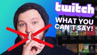 What You Cant Say On Twitch Terms Of Service Explained