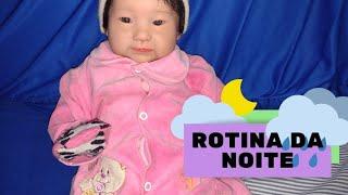 ROTINA CHUVOSA DE UMA BEBE RECÉM NASCIDA DURANTE A NOITE ️  a babys overnight routine️