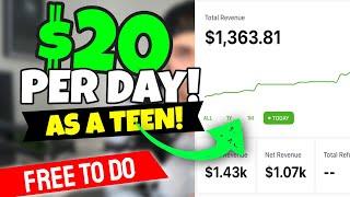 4 Ways To Make $20Day Online As A Teen FREE in 2024