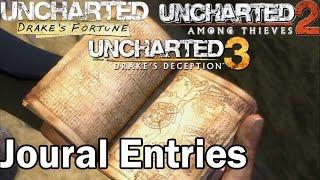 Uncharted 1 2 & 3 Journal Entries