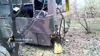 Сенсация    Позиции ВСУ после ночного обстрела   Ukrainian position after an overnight fire