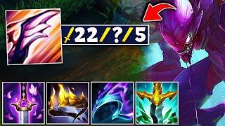 THE CRAZIEST KHAZIX GAME YOULL EVER WITNESS 22 KILLS 1V5 CARRY