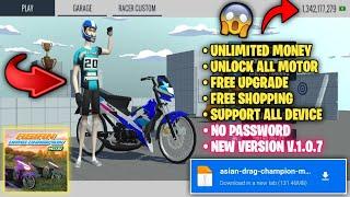 Asian Drag Champion Mod Apk V.1.0.7 New Version 2023  Unlimited Money Unlock All Motors