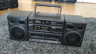 panasonic rx DT650 boombox  radio cassette cd laser