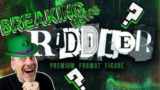 Shocking Reveal Sideshow Collectibles Unveils Riddler Statue
