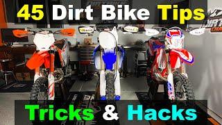 45 of The BEST Dirt Bike Hacks Tips and Tricks - Why arent you doing THESE?