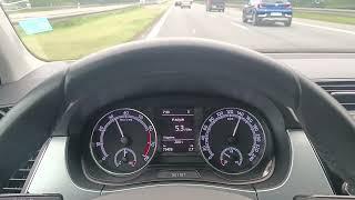 ILE PALI ?? SKODA FABIA 3 1.0TSI 95HP Hatchback 140KMH test spalania fuel consumption POV driving