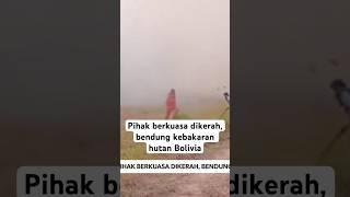 Pihak berkuasa dikerah bendung kebakaran hutan Bolivia