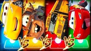 Cars 3 Mater vs Lighting McQueen vs Lighting McQueen Eater vs Spider Lighting McQueen x Coffin Dance