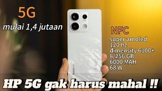 rekomendasi hp 5G terbaik termurah 2024