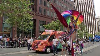 Thousands crowd downtown San Francisco for Pride Parade