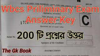 Wbcs Answer Key Wbcs Answer Key 2020 Wbcs Priliminary Exam Answer Key 2020 gk book