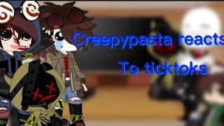 Creepypastas + Masky & Hoodie react to TikToks  Sorry it’s Short￼￼￼ 