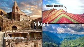 Georgia  David gareja monastery & rainbow mountains