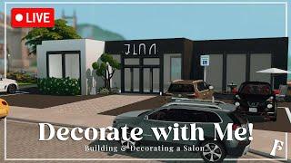 Lets Fedazzle A Salon   Build with me — Sims 4 Livestream  eacode