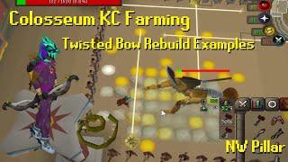 OSRS Colosseum Farming  NW Pillar Tbow Rebuild Gear