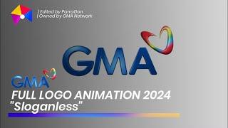 GMA Network Logo Animation 2024  SLOGANLESS  + HD  ParraGon