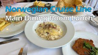 NCL Lunch Food at Main Dining Room Norwegian Star