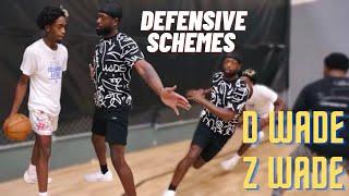 Dwyane Wade & Zaire Wade DEFENSIVE TRICKS and CHEATCODES 