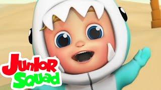 طفل القرش  قافية الحضانة  مقاطع فيديو تعليمية  Junior Squad Arabic  مرحلة ما قبل المدرسة