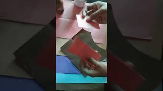 Flower making using A4 colour paper