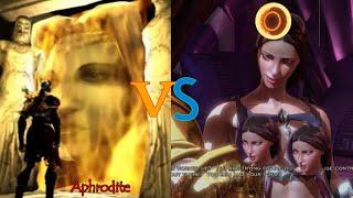 Aphrodite in GoW 1 vs GoW 3