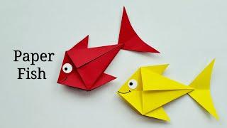 How To Make Paper Fish  Easy Paper Crafts  DIY  Diary Of Art