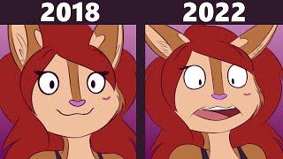 Making an original character in 2018 vs 2022