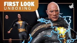 Hot Toys Black Adam Golden Armor Deluxe Figure Unboxing  First Look