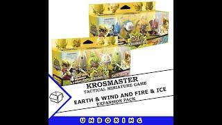 Krosmaster Arena Earth & Wind and Fire & Ice figures packs