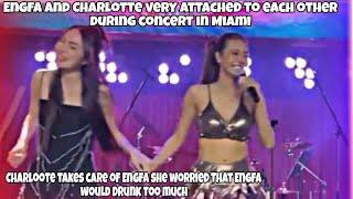 {Englot}They very Attached to each other during their ConcertCharlotte takes care of engfa