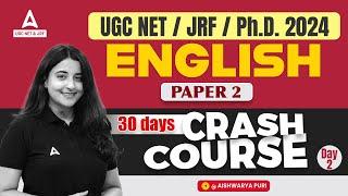 UGC NET English Literature Crash Course #2  English Literature by Aishwarya Puri