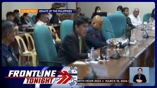 Sen. Tulfo nag-walk out sa gitna ng pagdinig ng Senado vs. pulis-Bulacan  Frontline Tonight