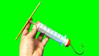 HOW TO MAKE A DYNAMOMETER - VERY SIMPLE - MAKING A DYNAMOMETER FROM SYRINGE