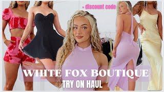 WHITE FOX BOUTIQUE SPRING TRY ON HAUL LOOKBOOK 2024  Cute trendy pieces & discount code
