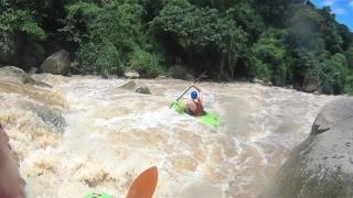 Kayaking the Mae Taeng River in Northern Thailand.