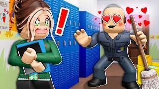 I Became A TEACHER.. CREEPY JANITOR Had A CRUSH On ME Roblox