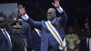 Congos President Felix Tshisekedi is sworn into office following disputed reelection