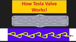 Tesla Valve  Working Principle