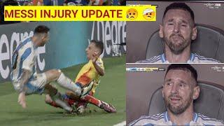 MESSI INJURY UPDATE IN COPA AMERICA FINAL 