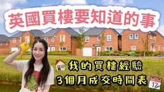 【英國買樓攻略】  二手樓好易中伏⁉️ 8件事一定要做｜詳細買樓教學｜香港VS英國買樓｜三個月收樓時間表｜移民英國