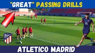  Great Passing Drills  Atletico Madrid by Diego Simeone