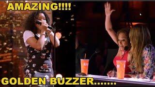Americas Got Talent 2018 WOW  GOLDEN BUZZER AGAIN Amanda Mena has an Amazing Voice Agt 2018.