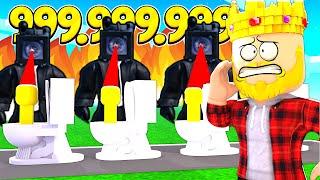 ИНЖЕНЕРЫ КАМЕРАМЕНЫ ПРОТИВ 999.999 СКИБИДИ ТУАЛЕТОВ ROBLOX Toilet Tower Defense