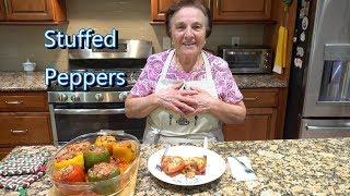 Italian Grandma Makes Stuffed Peppers