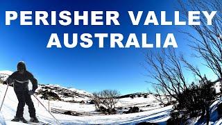 Perisher valley Australia  Snowy mountains  Australian Alps  4K