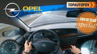 Opel Omega 2.6 V6 132kW 17 4K TEST DRIVE POV - V6 SOUND ACCELERATION & DRIFTING?