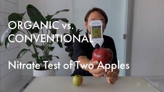 How to Test Nitrates with SOEKS Ecovisor Nitrate Tester? Organic vs Conventional Apple Test at Home